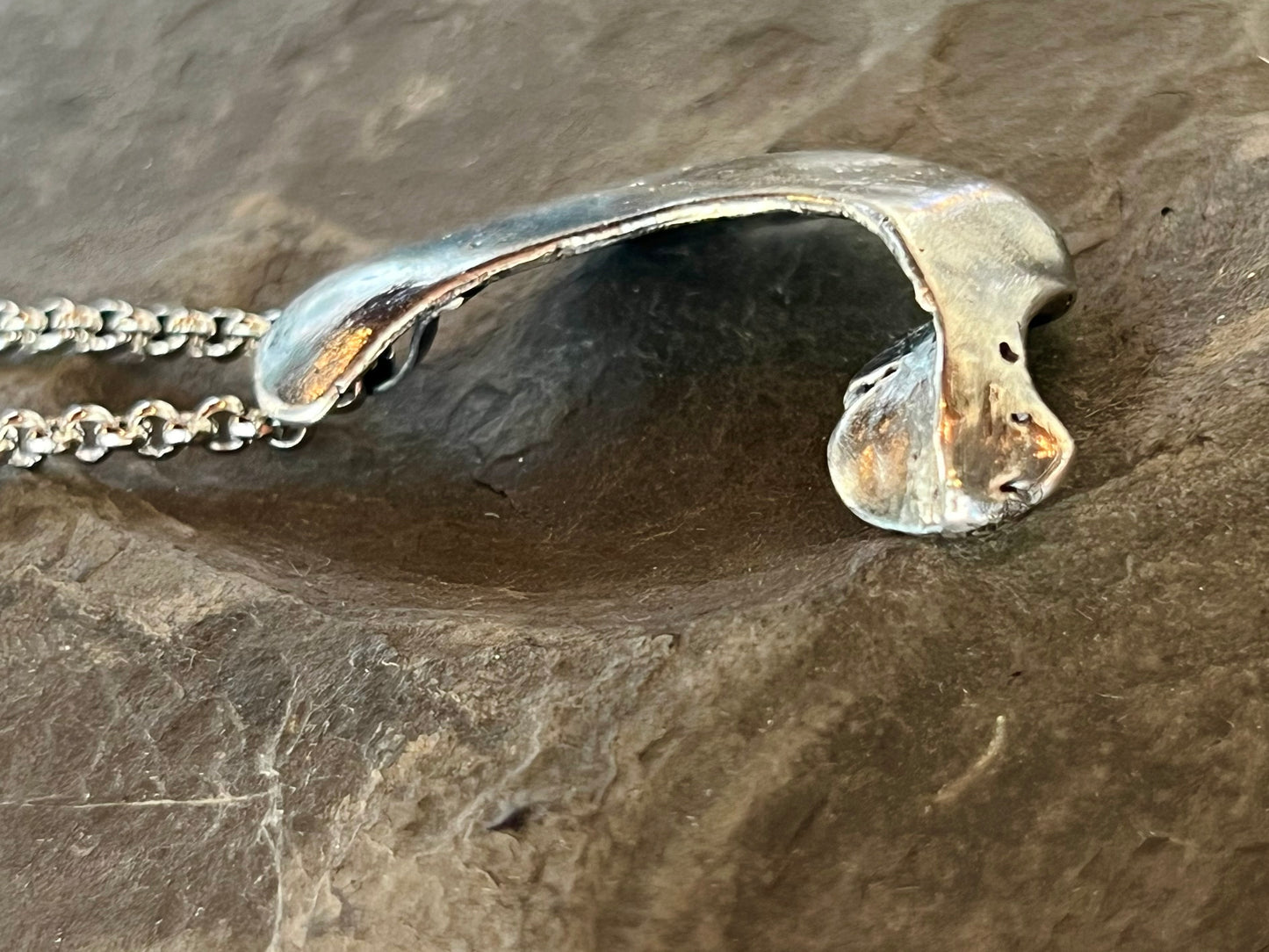 Seafarer Talisman Oxidized Sterling Pendant - Salt Series- Unisex