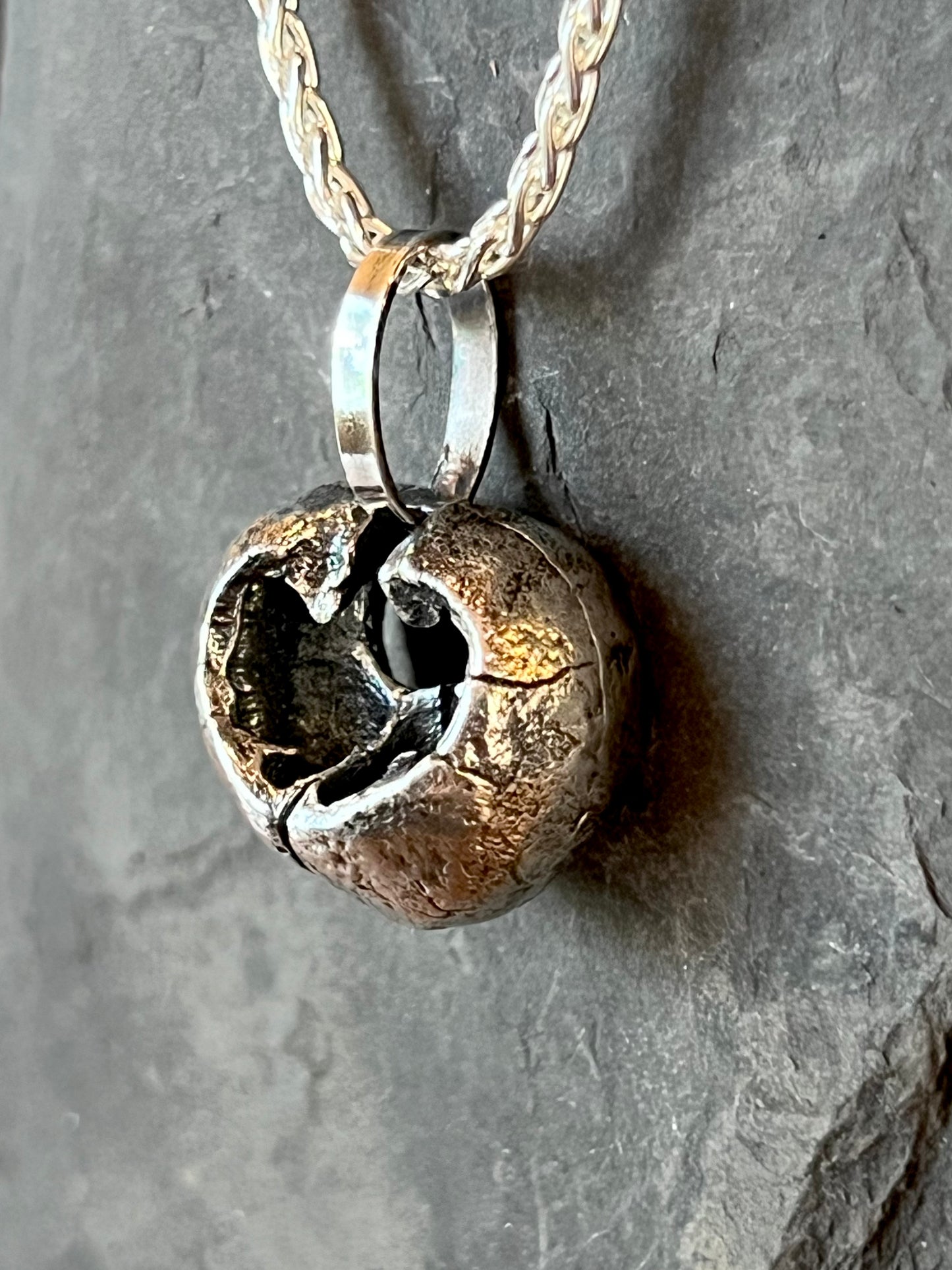 Sterling Hickory Talisman - Unisex Necklace- Cayuga Collection
