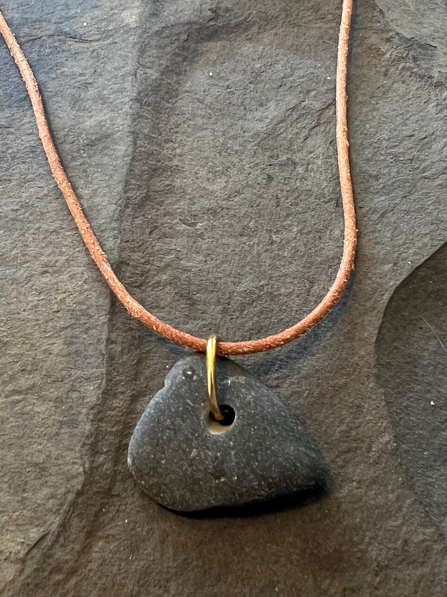 Lucky Stone 14K Pendant - Cayuga Collection Necklace