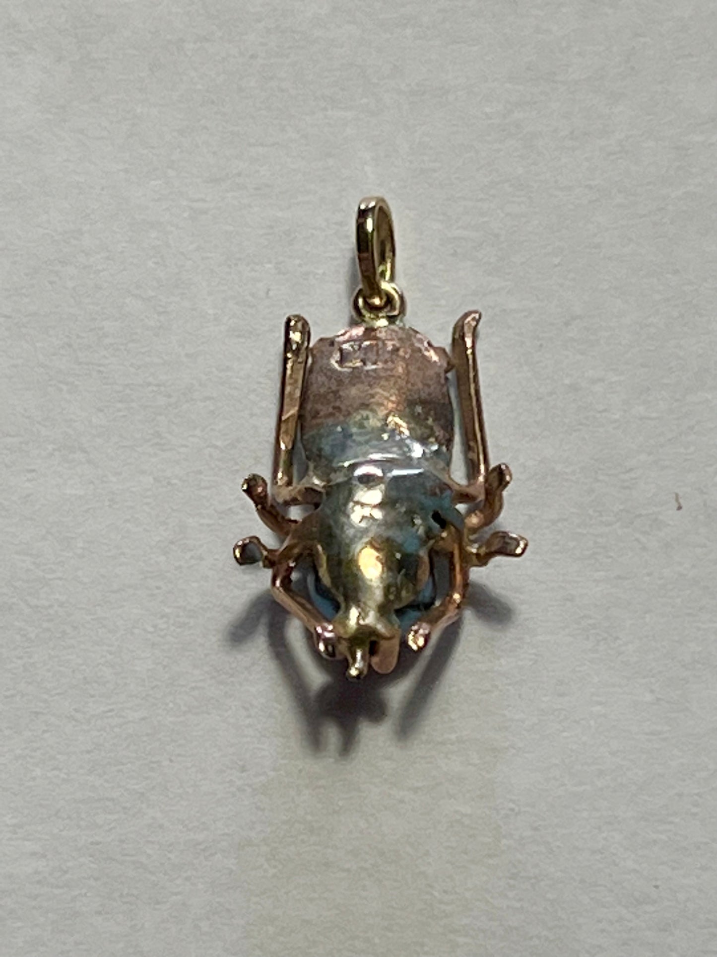 Upcycled Victorian Opal & Pearl Spider Pendant
