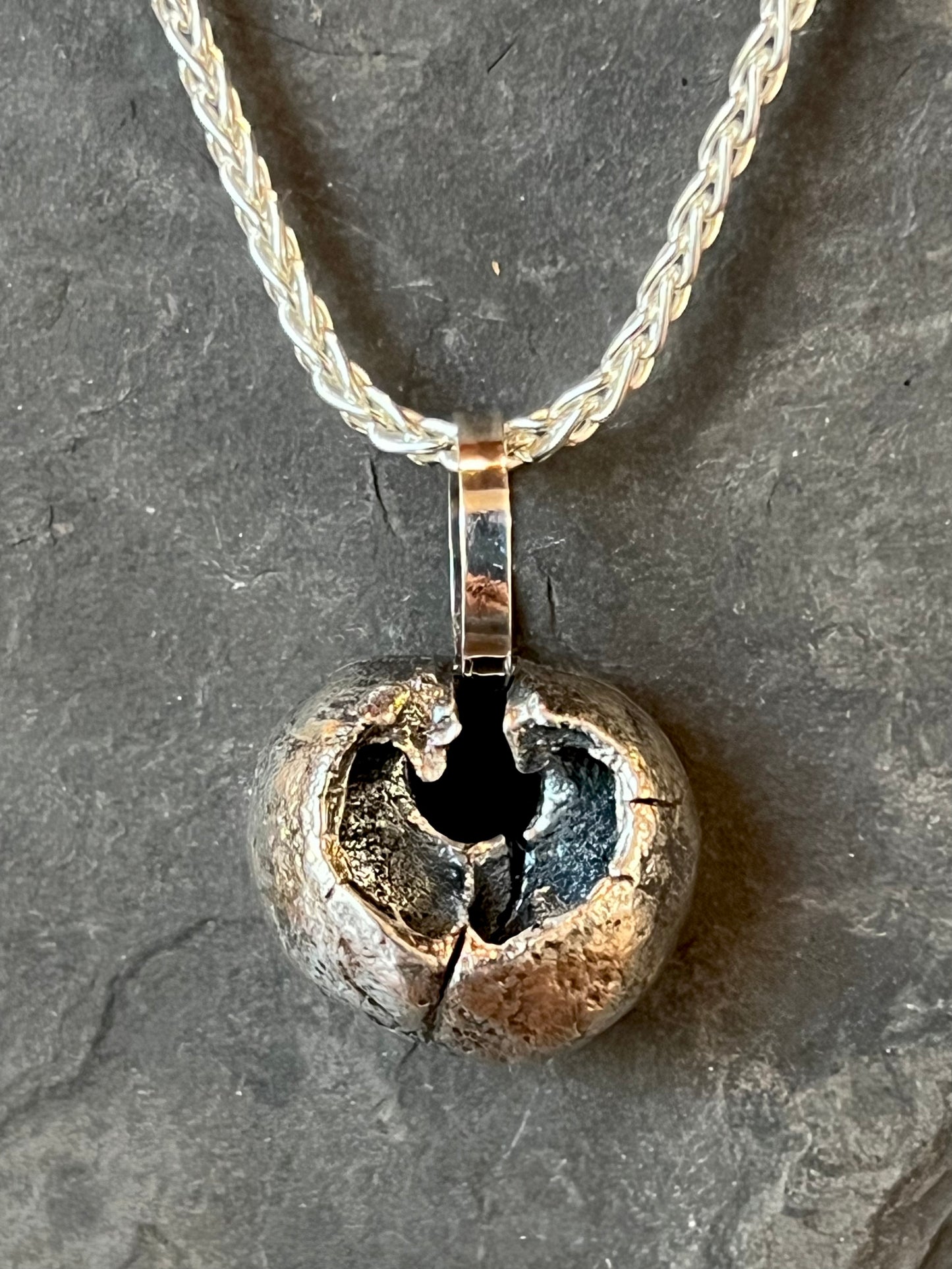 Sterling Hickory Talisman - Unisex Necklace- Cayuga Collection