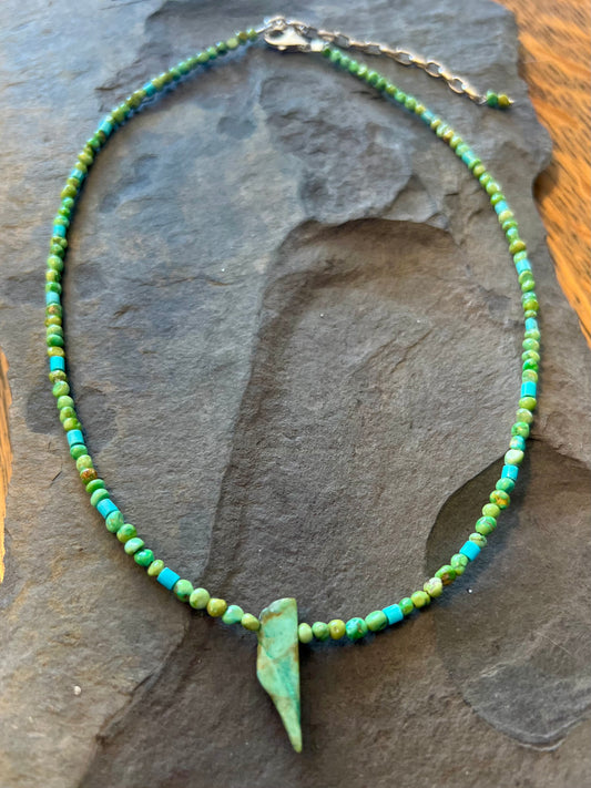 Sonoran Sunset Turquoise One of a Kind Necklace