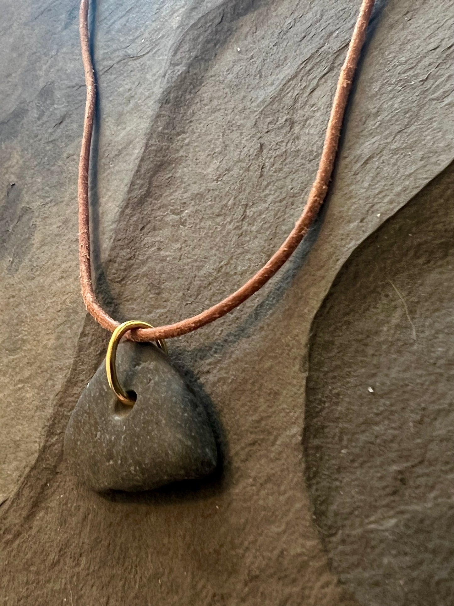 Lucky Stone Pendant - Cayuga Collection Necklace