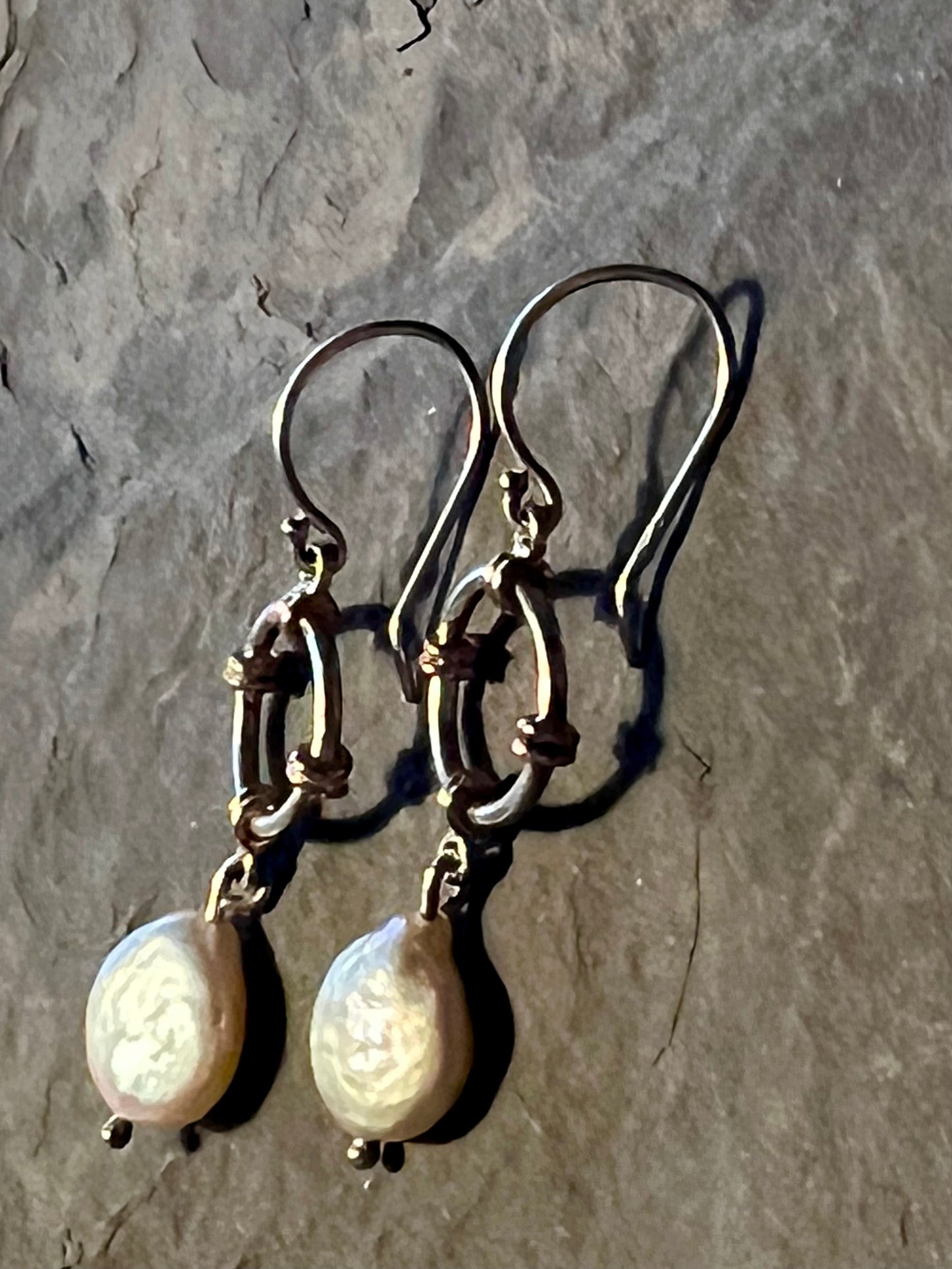 True North Coin Pearl Earring