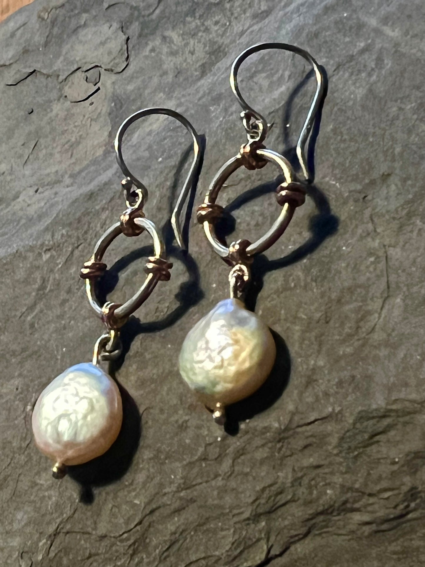 True North Coin Pearl Earring
